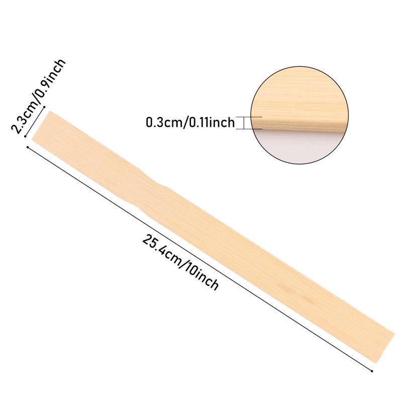 REWISS Wooden Paint Stir Sticks - Rewiss 10 Inch Paint Sticks Stirrers for Paddles Resin or Wood Craft Sticks, Garden and Library Markers(Pack of 50) - Image 2